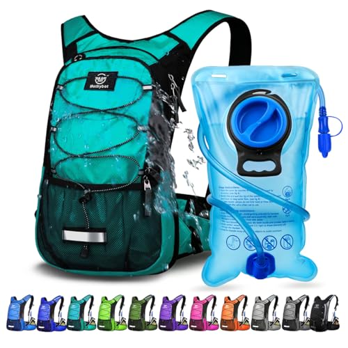 Insulated Hydration Backpack with 3L Leak Proof Bladder - Emerald