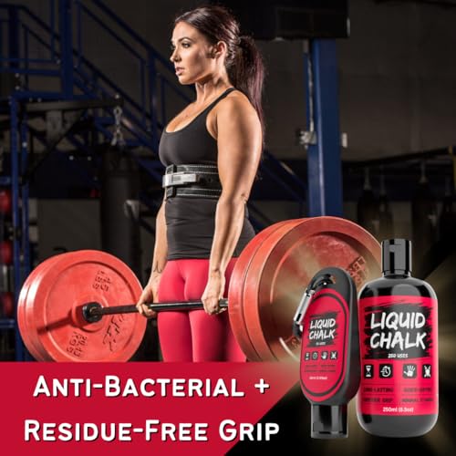 Liquid Chalk Grip Enhancer - 50ml Sweat-Proof Formula for Gym & Climbing