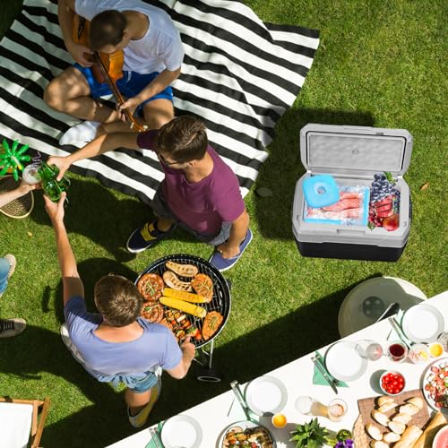 Ultra-Slim Ice Packs for Lunch Boxes & Coolers - 4.8x4.8in