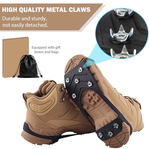 Ice Cleats for Shoes & Boots - XL (Women 11.5-14/Men 10-13.5)
