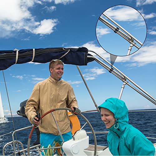 4-Pack Bimini Top Pole Clamps - Plastic Boat Pole Holders