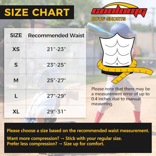 Youth Boys Compression Shorts with Athletic Cup - Medium/White