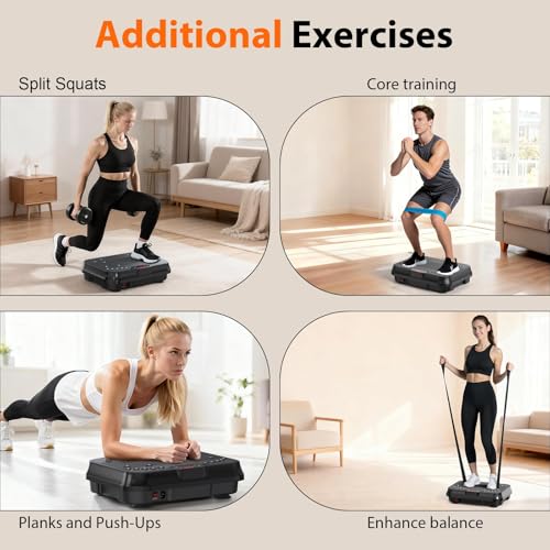 Vibration Plate Exercise Machine for Fat Burning & Recovery