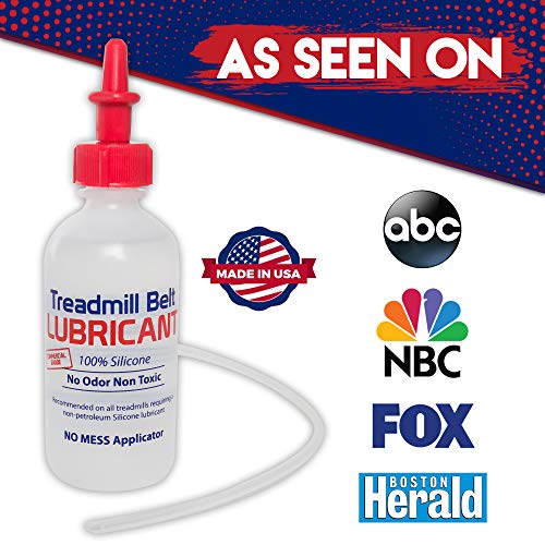 Treadmill Belt Lubricant - 100% Silicone Oil with Applicator