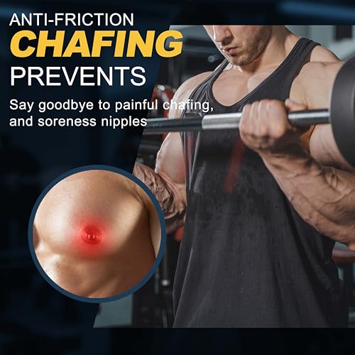 Anti-Chafing Nipple Covers for Men - No-Show Male Guard Tape
