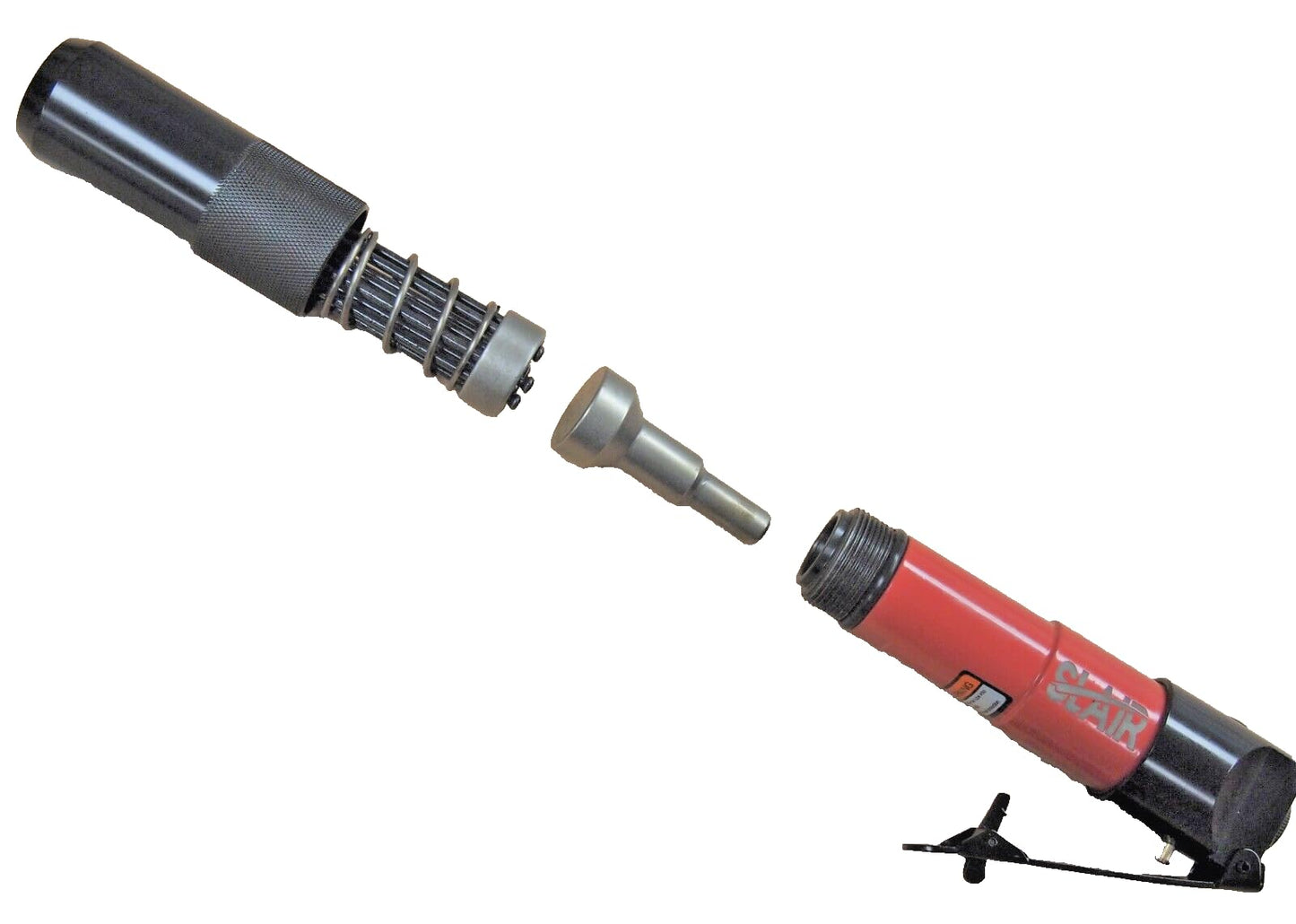 SLAIR 12"" Air Pneumatic Compact Needle Scaler 5000BPM 12 Needles Remove Paint Rust Welding XX578