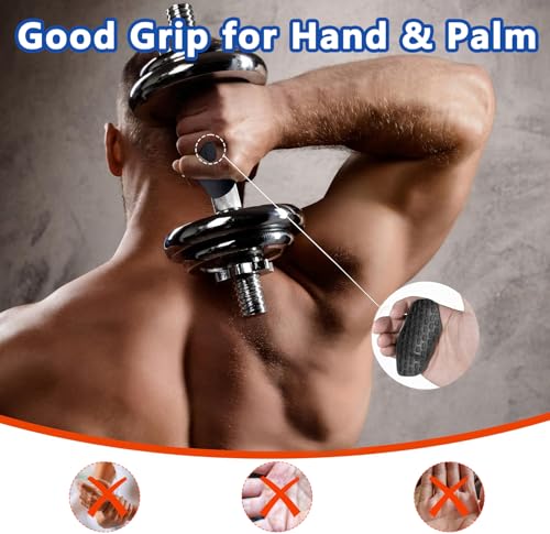 Silicone Gym Grips for Weight Lifting,Anti Slip Workout Grip