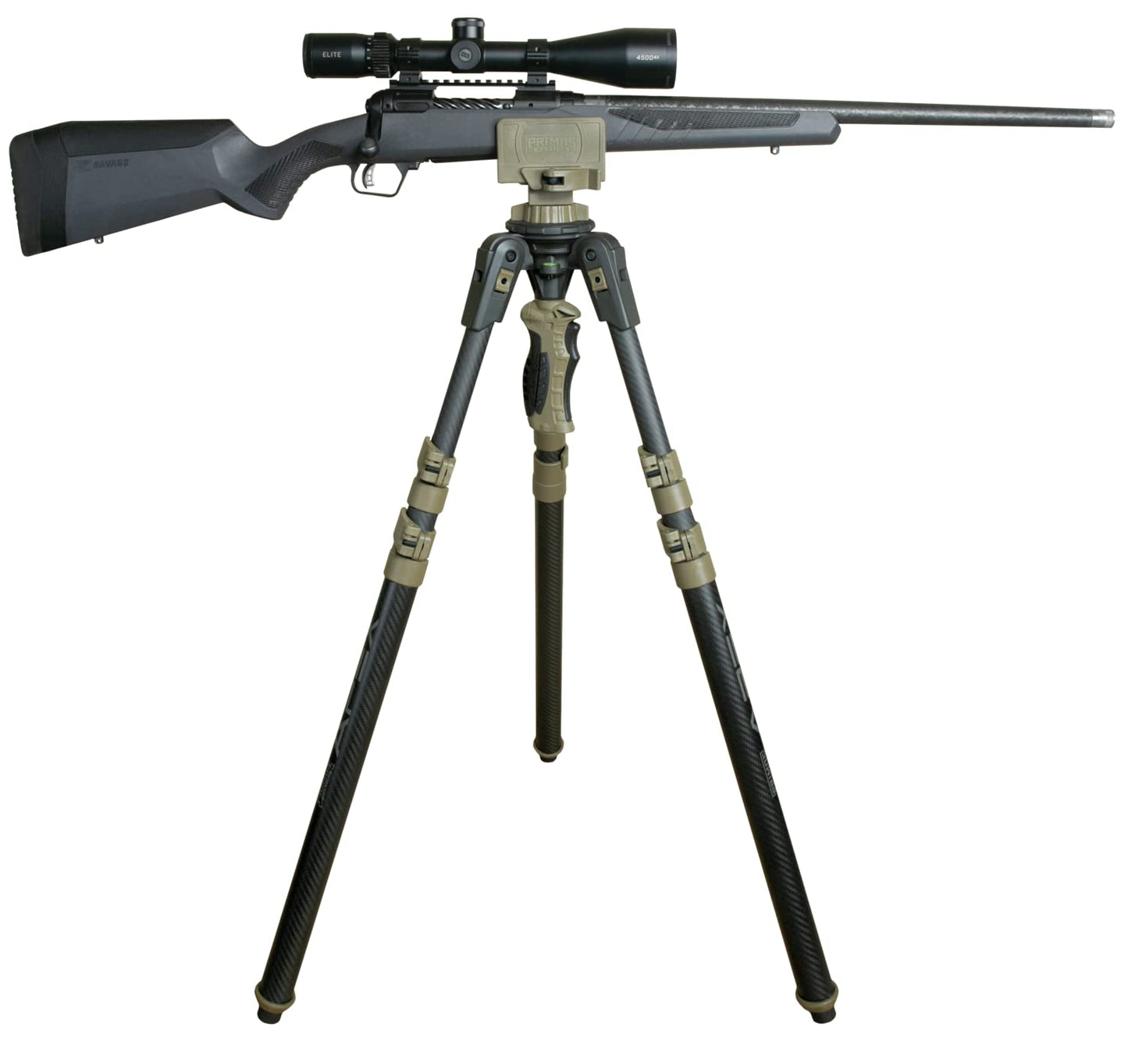 Primos Hunting Trigger Stick Apex Carbon Fiber Shooting Rest Tripod - Stable Rifle Mount for Shooting Long Range, One Handed Easy Adjustment with Trigger System