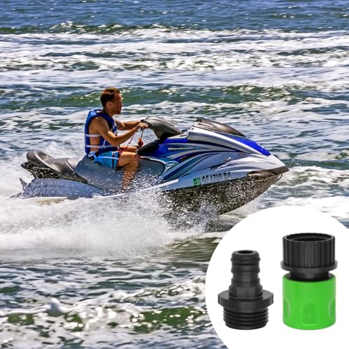 Engine Flush Kit - 2 Pcs Quick Connect Jet Boat Cleaning Tools