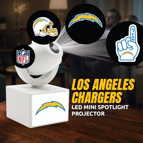 Los Angeles Chargers LED Mini Spotlight Projector - 6 Team Logos