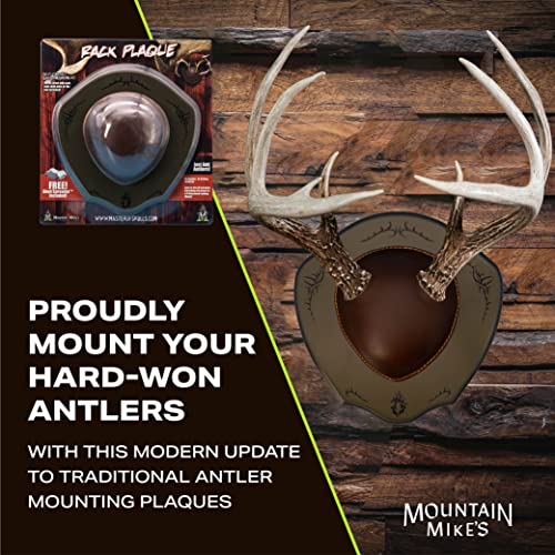 Deer Antler Mounting Kit with Plaque - Easy Wall Display for Shed & Harvested Antlers