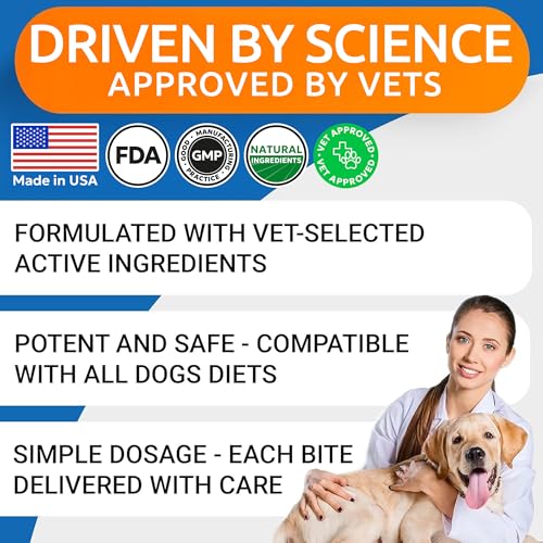 BARK&SPARK Chicken Allergy Relief Chews for Dogs - Skin Health 120 Soft Chews