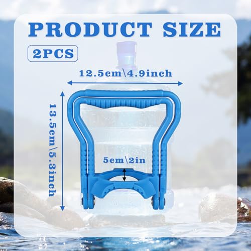 Ergonomic 5-Gallon Water Bottle Handle - 2 Pack, Non-Slip Design