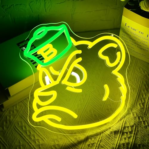 University Basketball Neon Sign - Dimmable LED Wall Decor