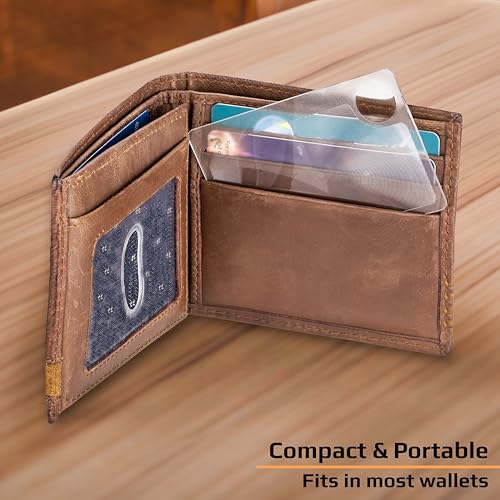 2.5x Power Credit Card Magnifiers with 6x Spot Lens - Twin Pack