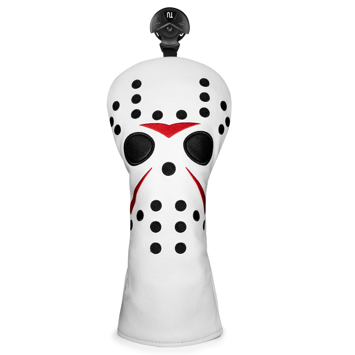 BAIRBRE Golf Hybrid Covers Field Hockey Mask Embroidery Golf Club Covers Leather Hybrid Headcovers Golf Headcover for Most Brand