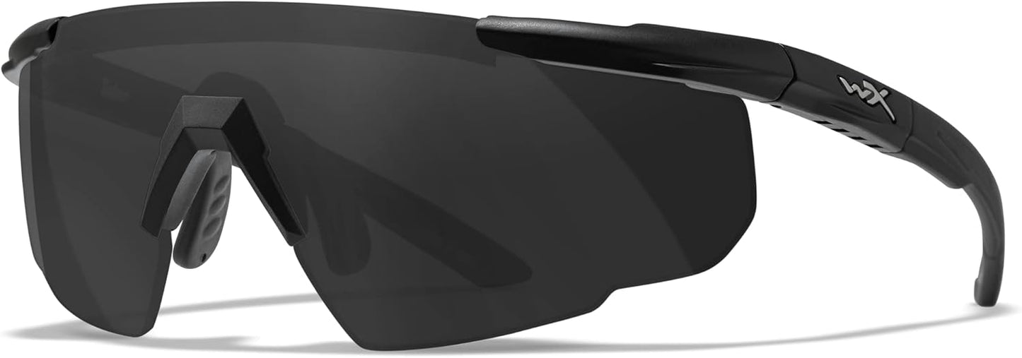 Wiley X Men's Saber Tactical Sunglasses - UV Protection & Anti-Fog | Durable Design