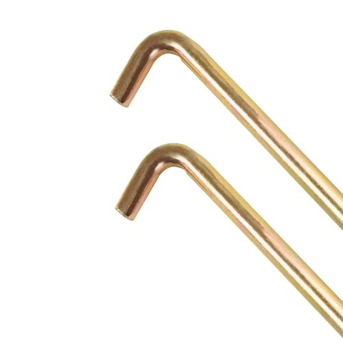 10L0L Golf Cart Zinc Plated Battery Hold Down Rod 12.5" J-Bolt &Nut for Yamaha G29 Drive Electric Models Replace OEM# JW2-H2133-00-00 (2 Packs)