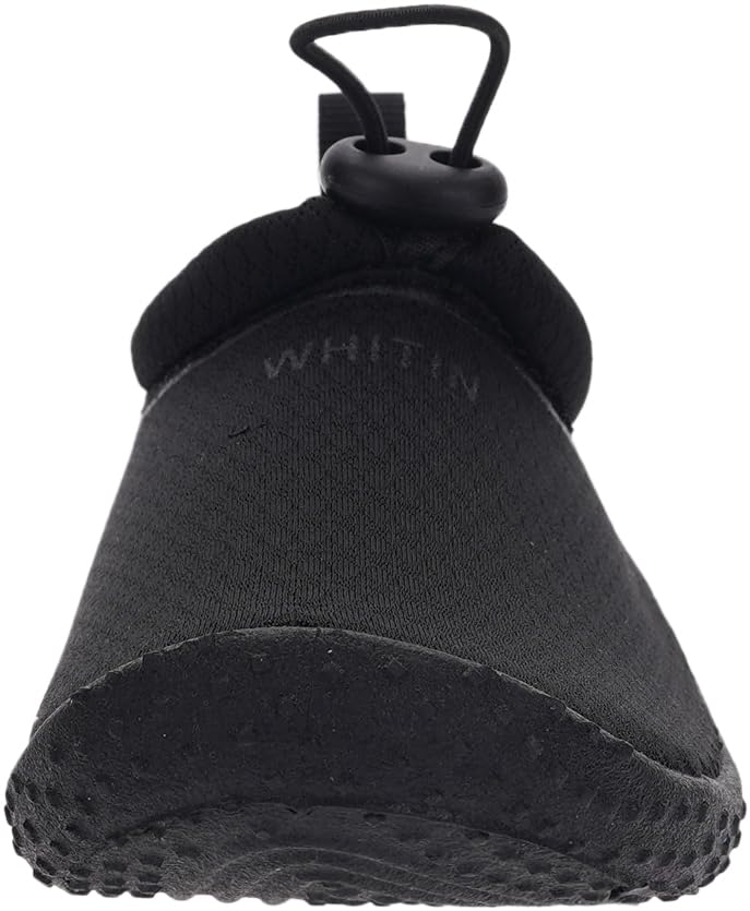 Amphibious Water Shoes for Big Kids - All Black, Slip-On Design