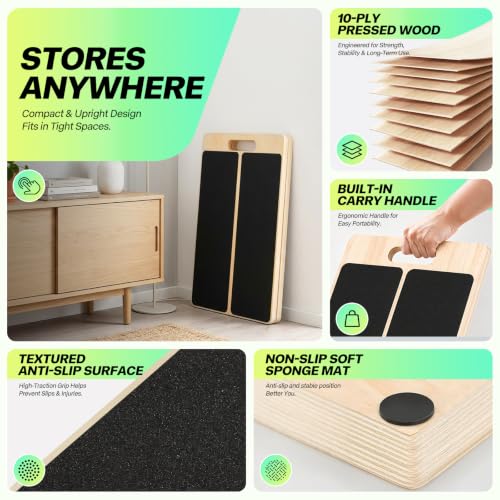 Adjustable Slant Board for Calf Stretching and Ankle Mobility