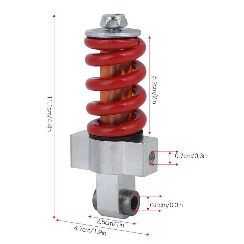 8In Electric Scooter Rear Shock Absorber Universal Rear Shock Absorber Accessory for ETWOW 8in 10in Electric Scooter