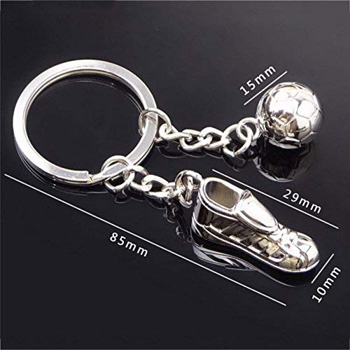 Football Keychain - Soccer Ball and Boot Novelty Gift