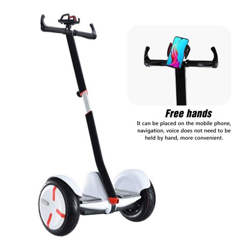 ToLanbbt Scooter Handle Adjustable Handlebar for Segway Ninebot Mini PRO with Phone Mount, Release Knee Pressure Hand Lever Control (Black)