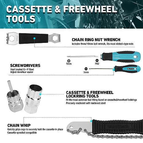 41-Piece Bicycle Repair Tool Kit with Storage Box