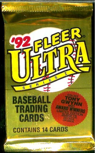 1992 Fleer Ultra Baseball Cards Unopened Hobby Pack - 14 Cards