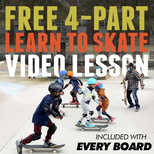 Complete Cruiser Skateboard - Ice Cream Design for Kids