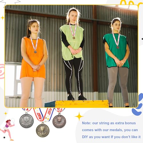 Award Medals - 1st, 2nd, 3rd Place Zinc Alloy Trophies - 48 Pack