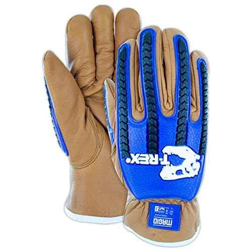 MAGID Thermal Work Gloves Leather, 1 Pairs, Size Men's (Fits Large) (TRX843W)