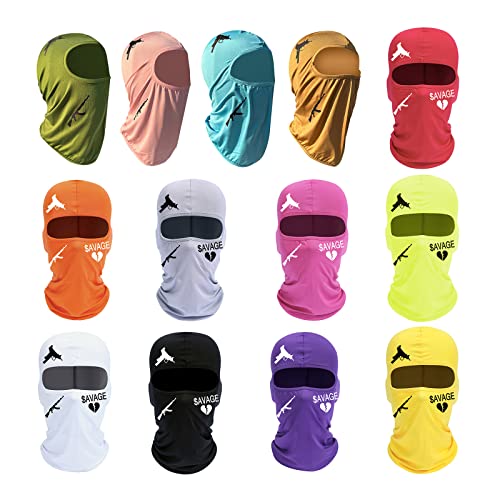 Lightweight Knit Cycling Head Cover Ski Mask - One Size, Black