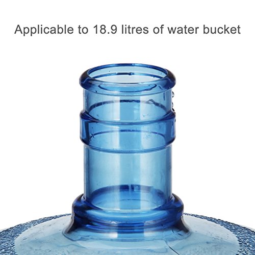 55mm Non-Spill Water Bottle Caps for 3 and 5 Gallon Jugs - 5 Pack