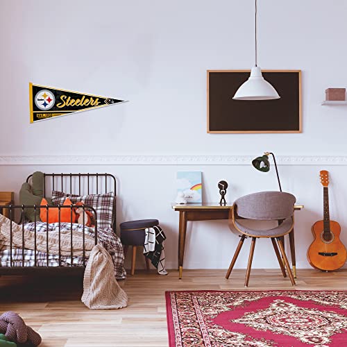Pittsburgh Steelers 12" x 30" Felt Wall Pennant - Home Decor