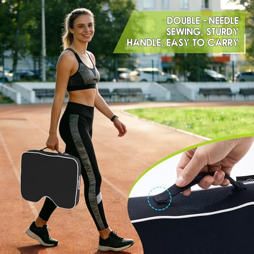 Stadium Cushion with Dual-Layer Foam - 1 PC Waterproof Bleacher Pad