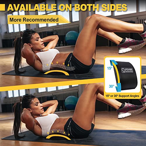 Black 14.2 x 11.8-inch Ab Exercise Mat for Core Workouts - Sit Up Pad