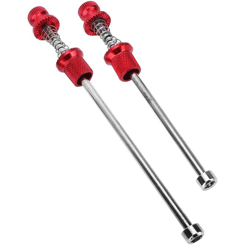 Skewer Wheel Skewers 200Mm Aluminum Alloy Aluminum Alloy Road Anti Theft Quick Release Skewers Wheels Locking Security (Red) (Red)
