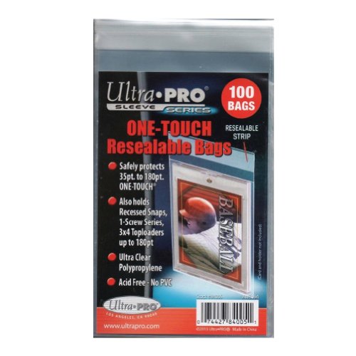 Pack of 100 Resealable Poly Card Sleeves - Ultra Pro