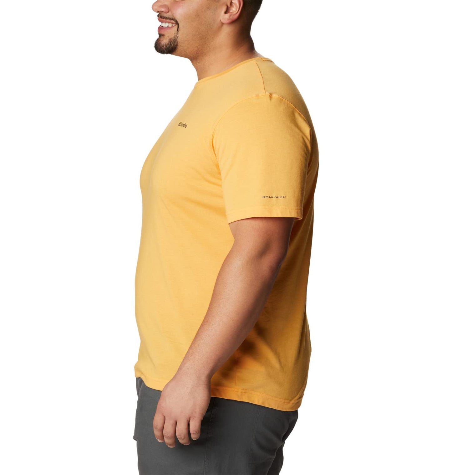 Columbia Men's Thistletown Hills Short Sleeve, Mango Heather, 2X Big