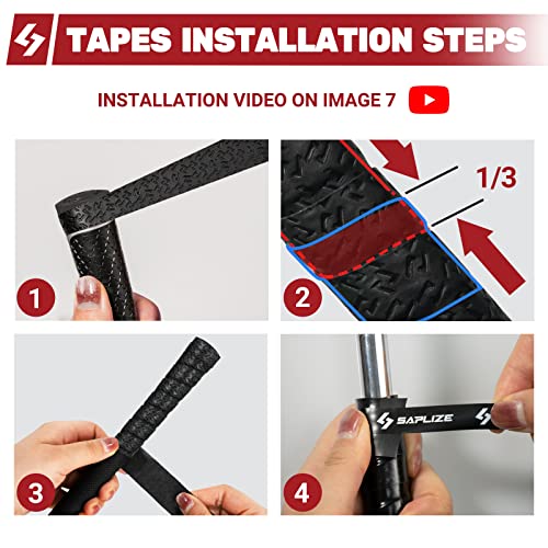 Golf Grip Wrapping Tapes - 3-Pack Tacky PU Overgrip - Black