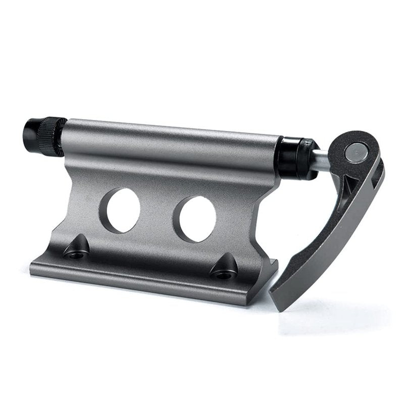 CXOYLL Bike Block Fork Mount w/Quick-Release Lever, Aluminum Alloy Bicycle Front Fork Fixed Clip Luggage Rack for Truck Bed/Trailer/Van, Vertical or Horizontal Mounted (Silver)