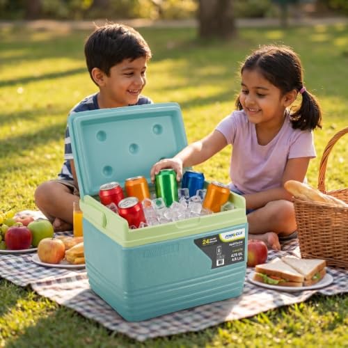 Pinnacle 4.5L Insulated Cooler Lunch Box Set Ocean Blue – Portable Picnic & Camp Cooler