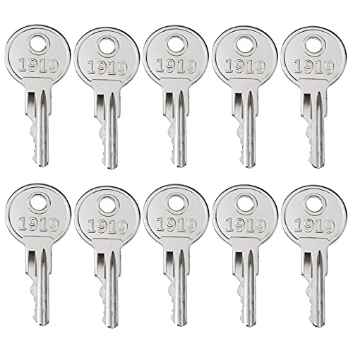 Golf Cart Ignition Key Set - 10 Pcs for EZGO Gas & Electric