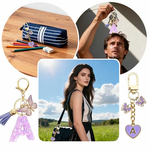 5-Piece Accessory Set for Owala Water Bottles - Purple