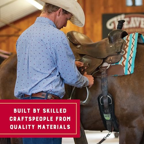 Smart Cinch with Felt Lining for Western Saddle - 30-Inch Black