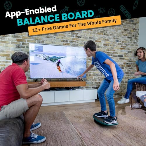 GoBalance Sport-Play - App-Enabled Balance Board with 12 Games