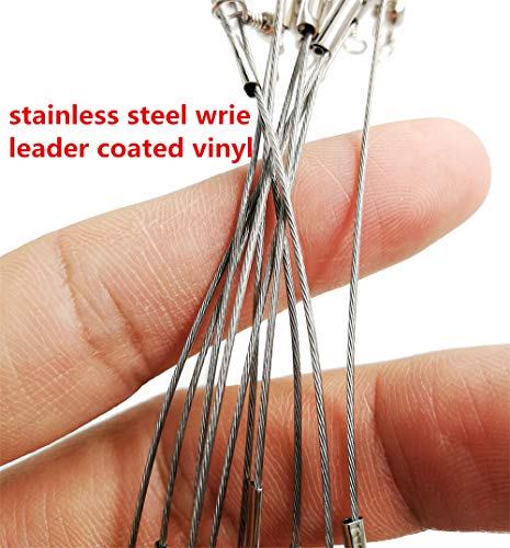 Hi-Low Fishing Leaders Rig Set - 10pcs 1 Arm 2.76in Saltwater