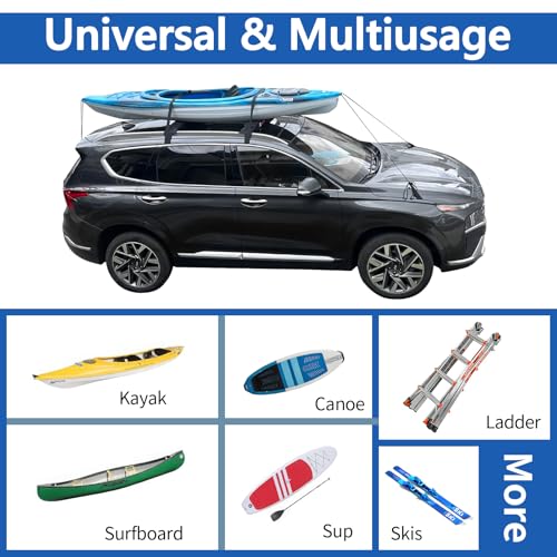 Universal Soft Roof Surfboard Rack for Cars - Complete Set