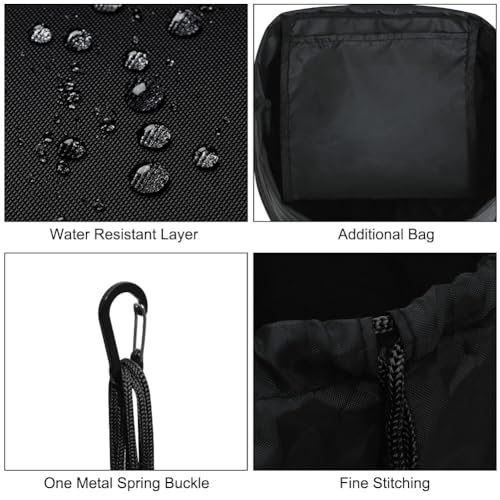 Yorkenbe Camping Mess Kit Bag 2 Pack Waterproof Heavy Duty Storage Organizer